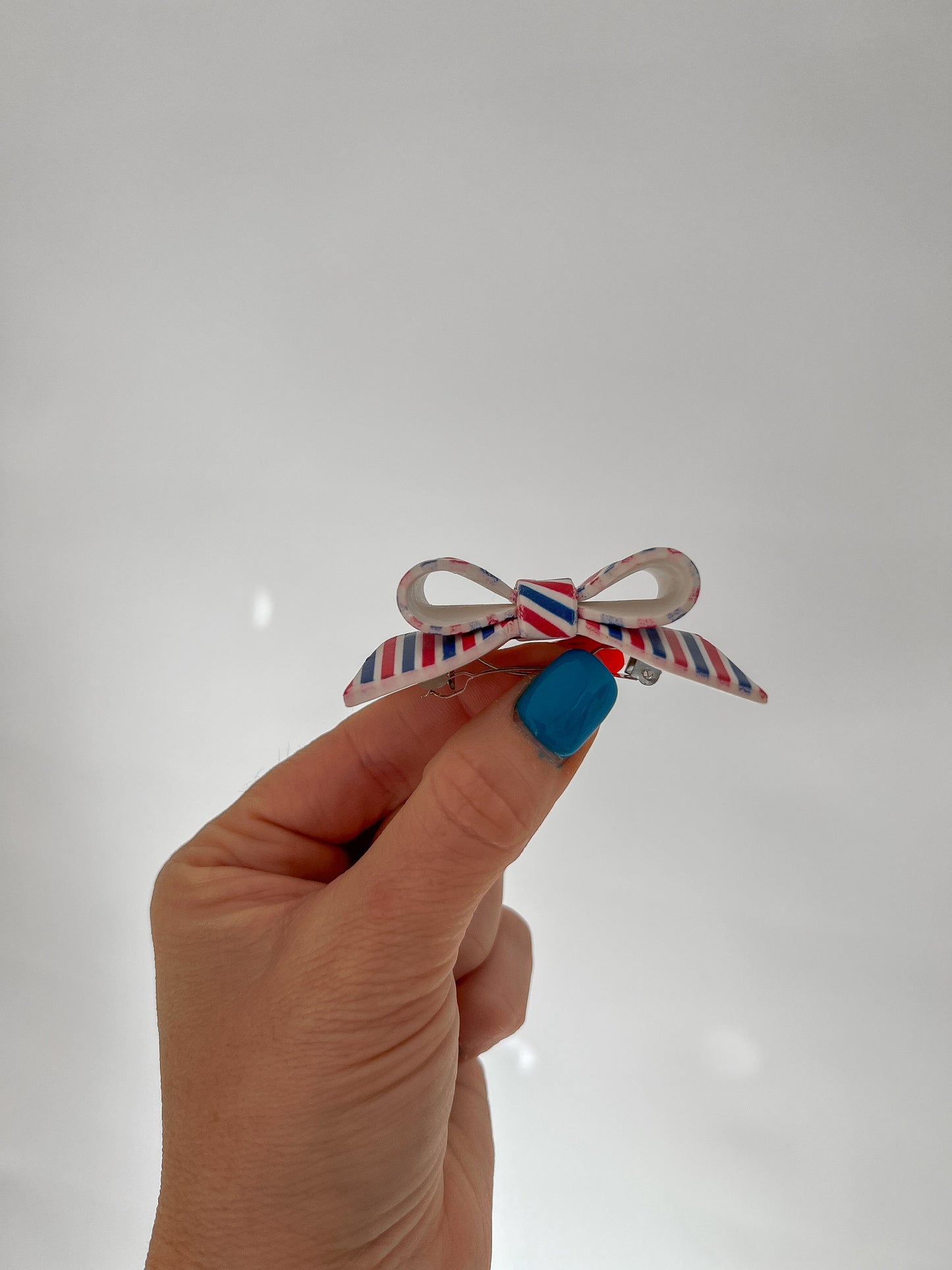 Striped Americana Bow