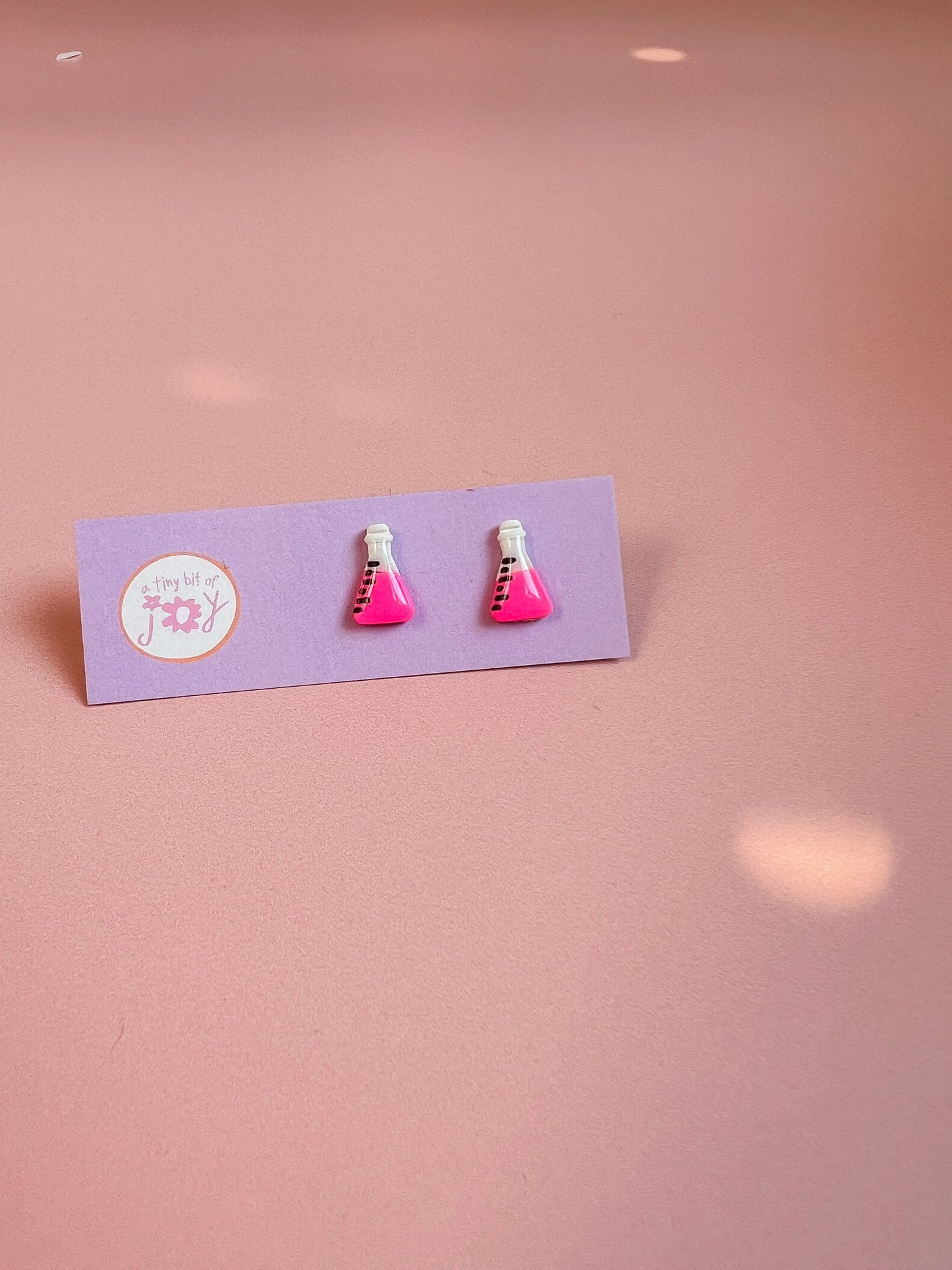 Handmade Polymer Clay Back-to-School Stud Earrings