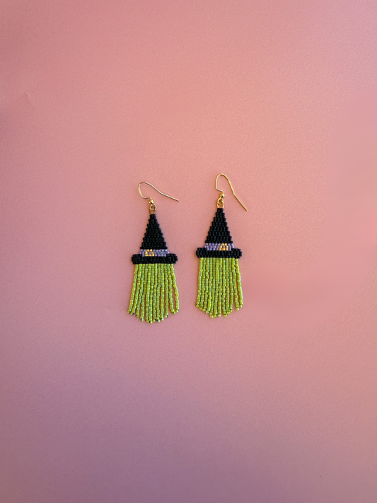 🧙‍♀️ Wicked Witch Fringe Earrings - MADE TO ORDER