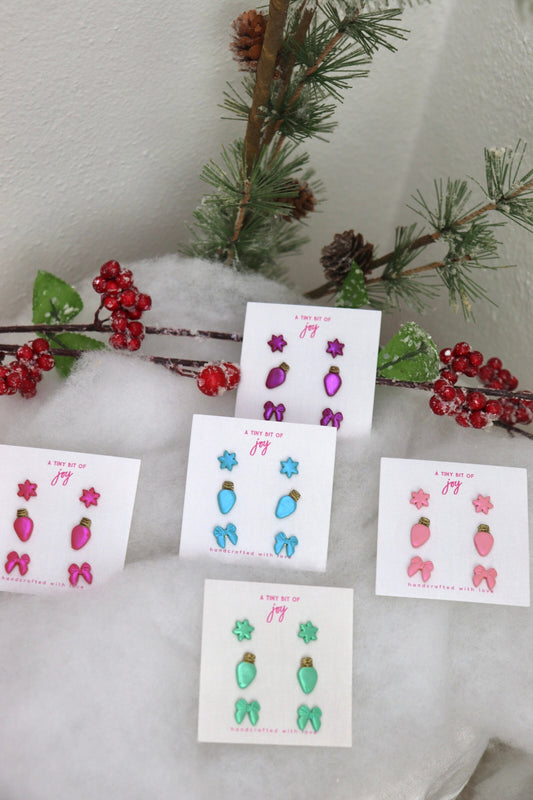 Holiday Studs - 3 Pack